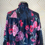 Yumi Kim Astoria Mock Neck Dress in Rialto Floral Button Up Chic Size XS Photo 7