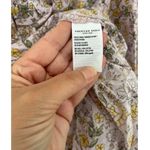 American Eagle  Outfitters Floral Blouse Size M Bohemian Pink Relaxed Summer Boho Photo 4