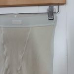 SKIMS  Cream Ribbed Boxer Shorts Photo 2