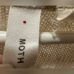 Anthropologie MOTH Linen Catamaran Sweater S Boho Indie Relaxed Earthy Coastal Tan Size undefined Photo 6