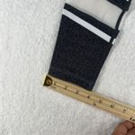 Zyia  Womens Leggings Size XS Blue White Mesh Stripe Yoga Athletic Photo 10