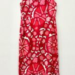 Rhode x Target Floral Sleeveless Round Neck Cocktail Maxi Dress Red/Pink Women M Red Size M Photo 1