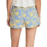 Free People  Island Tropical Drawstring Shorts in Mango Combo Size 6 Photo 1