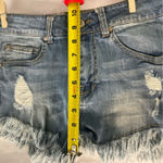 Altar'd State Fringe Denim Shorts 5 Festival Boho Classic Rocker Costal Cowgirl Photo 5