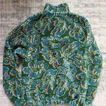 Urban Outfitters  Oversized Green and Blue Floral Sweatshirt Photo 1
