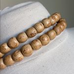 Wooden Buddha Bead Necklace with Tassel Brown Photo 2