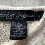 Vintage Cream Bow Embellished Sweater White Size M Photo 7