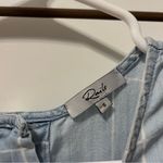 Rails  Blue Sleeveless Shift A-Line Grid Anya Dress Photo 3