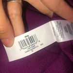 Dress the Population  Iris Thigh-High Slit Crepe Trumpet Gown Dark Magenta Medium Photo 11