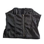 Superdown Sexy Cute Black Satin Cailyn Corset Top Size Small Photo 3