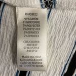 Max Studio Kassadi Striped Textured Knit Dress Size M White Black Short Sleeve Photo 11