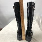 Vintage shiny patent black 1960s go Photo 3