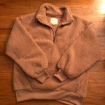 American Eagle Outfitters Sherpa Quarter Zip Size M Photo 0