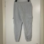 Alo Yoga High Waist 7/8 cropped utility Sweatpant joggers light blue medium Photo 3