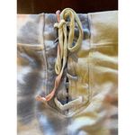 Young Fabulous and Broke Yellow And Orange Wallis Lace Up Tie Dye Shorts Size S Photo 11