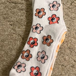 American Eagle  Outfitters AE White Boyfriend Tie Dye Yin Yang Flower Socks 2 Pk Photo 0