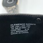 Calvin Klein Black and White Snake Print Mule Open Toe Heels Size 10 Photo 9