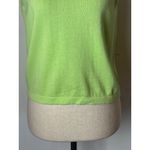 Lilly Pulitzer  Tank Top Women Small Green Knit Cotton Crew‎ Neck Preppy Coastal Photo 7