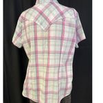 Wrangler Women's Pink Plaid Shirt/Pearl Snaps Sz XL SKU 4864 Photo 1