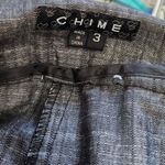 Y2K Chime Heather 3 Button Low Rise Waist Straight Leg Dress Pants Gray Size 3 Photo 9