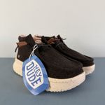 Hey Dude NWT Wendy Peak Hi Wool Moccasin Sneakers Cocoa Brown Ankle Booties Photo 1