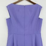 Ann Taylor  Women's Size 8 Lavender Square Neck Sleeveless Sheath Dress Wedding‎ Photo 5