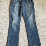 a.n.a Modern Fit Petite Distressed Jeans Photo 0