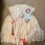 SheIn Western Short Sleeve Puffer Dress Size Small Photo 4