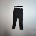 Derek Lam NEW  10 Crosby Van Zip Cuff Cropped Ponte Stretch Black Pants 4 Photo 0