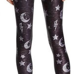 Terez Zara  Celestial Moon, Star, Lightning Bolt Leggings Size Large Photo 0