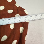 Monteau  | Polka Dot Sleeveless Jumpsuit- Brown and White Photo 4