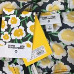 Diane Von Furstenberg  Floral Print Sleeveless Print Zip Up Sporty Vest NEW M Photo 7
