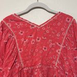 Free People  Never A Dull Moment Scarlet Red Blouse Photo 7