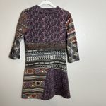 Sacred Threads Women Patchwork Micro Dress Tunic Y2K Babydoll Twee S Gilmore Hippie 3/4 Sleeve Photo 8