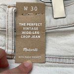 Madewell Wide-Leg Jeans NWT perfect vintage crop womens edmunds wash (size 30) Photo 6