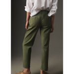 Pilcro  Anthropologie The Wanderer Olive Green‎ Utility Style Crop Pants Size 25 Photo 1