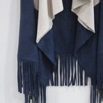 DO+BE   Two Tone Fringe Suede Vest Photo 2
