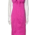 Opening Ceremony  ruched midi bodycon dress pink Photo 0