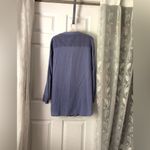 Soft Surroundings  Button-Up Long Sleeve tunic Shirt lace design 100% cotton sz M Photo 8