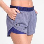 Under Armour Women’s Sz M Striated Cobalt Blue Play Up 3.0 Shorts Photo 2