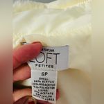 Loft Ann Taylor  Petites Faux Fur Ivory Zipper  Vest Womens XSmall Photo 7