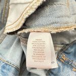 LC Lauren Conrad Love & Kindness Embroidered Distressed Denim Jacket Size XS Photo 6