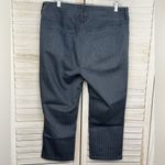 Torrid Jegging Crops Stretchy High Rise Blue Pinstripe-16 Photo 1