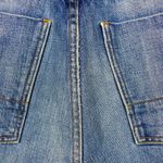 Vince Selvedge Jeans Womens 28 Blue Union Slouch Distressed Ankle Button Fly Photo 13