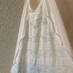 Ten Sixty Sherman White V-Neck High Low Lace Siding Tank Top S Photo 2