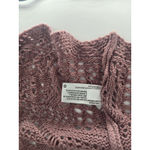 Knox Rose  Womens Open Knit Crochet Duster Cardigan Sweater Pink Ombre Medium‎ Photo 4