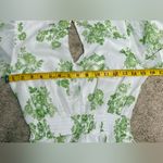 Blush NWOT White and Green Floral Romper size S Photo 4