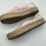 Splendid Laney Sz 8 Platform Espadrilles Slip On Shoes Pink White Photo 6