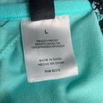 Trillium Halter Neck Black Geometric Tribal Print Swim Bikini Top Size Large Photo 7