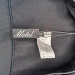 Motel Rocks Bucky black buckle shorts NWT Photo 6